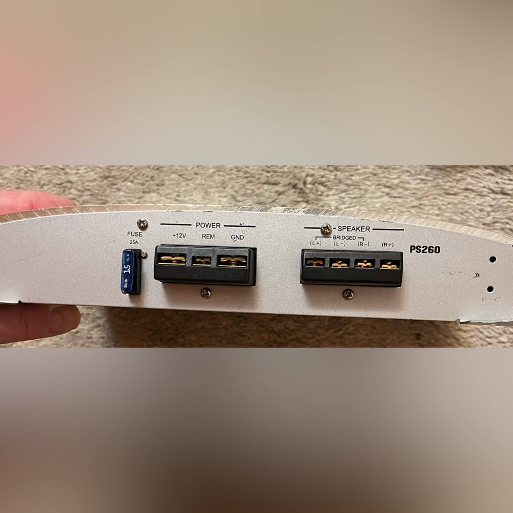 125 amp Jensen Bridgeable to 250 amp built-in crossover - Picture 6 of 7